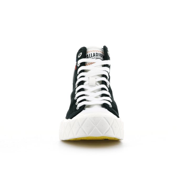 Palladium Palla Ace Canvas High Tops Sneakers Dames Zwart | NL 96EWRUP